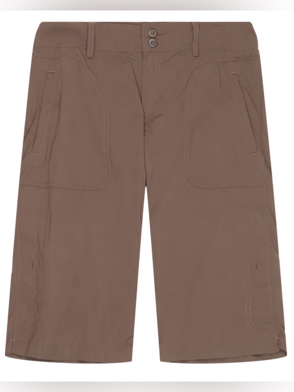 Patagonia Solimar Shorts Women’s 14 Brown Stretch Hiking Bermuda Outdoor